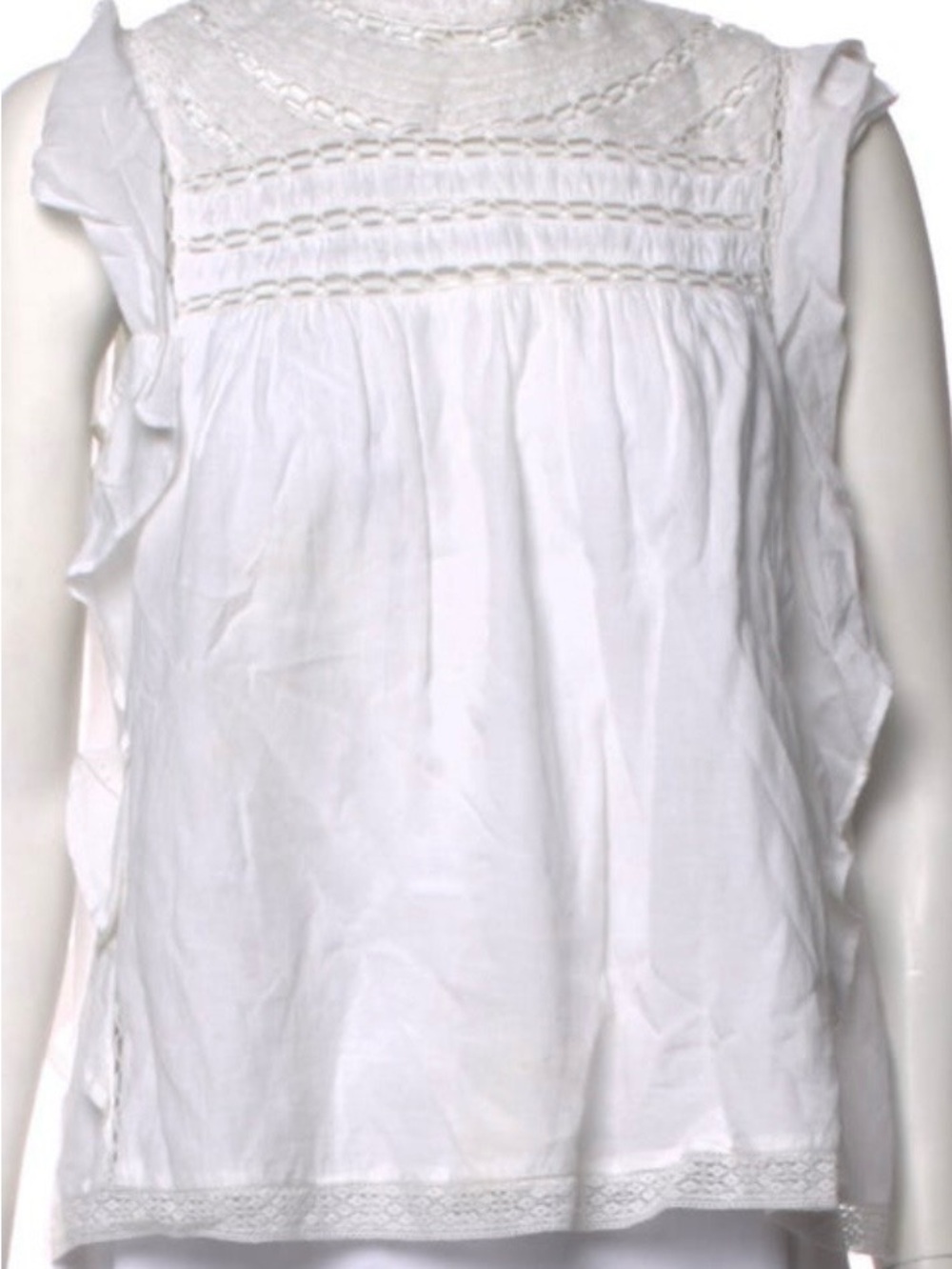 Love the Label top white small